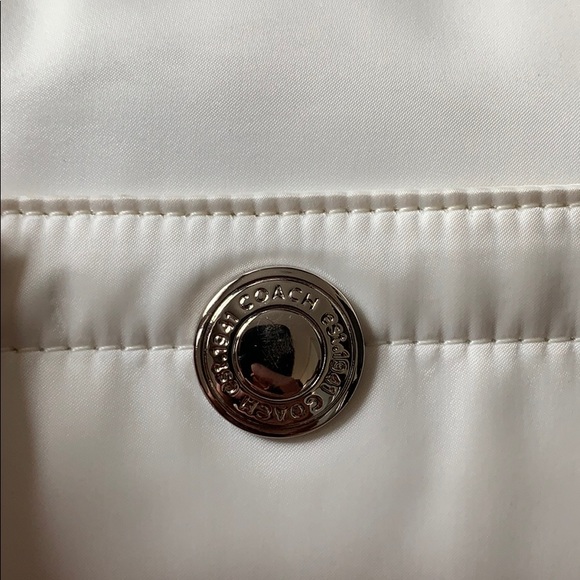 Satin Hampton Coach purse - Picture 4 of 8